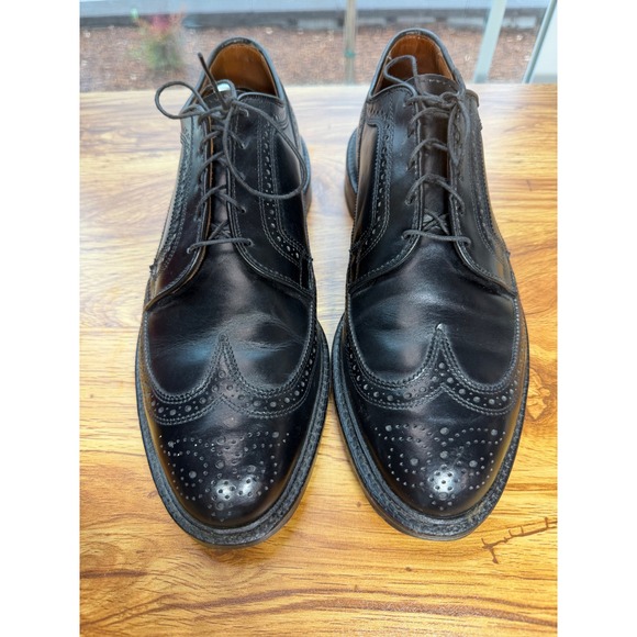 Allen Edmonds Black Macneil Wingtip Oxfords Sz 10.5 main image 12